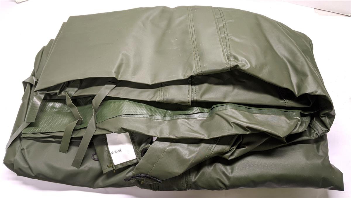Tent End Section Military Vinyl Green Color Tent Expandable